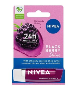 NIVEA DUDAK NEMLENDİRİCİSİ Black Berry Shine