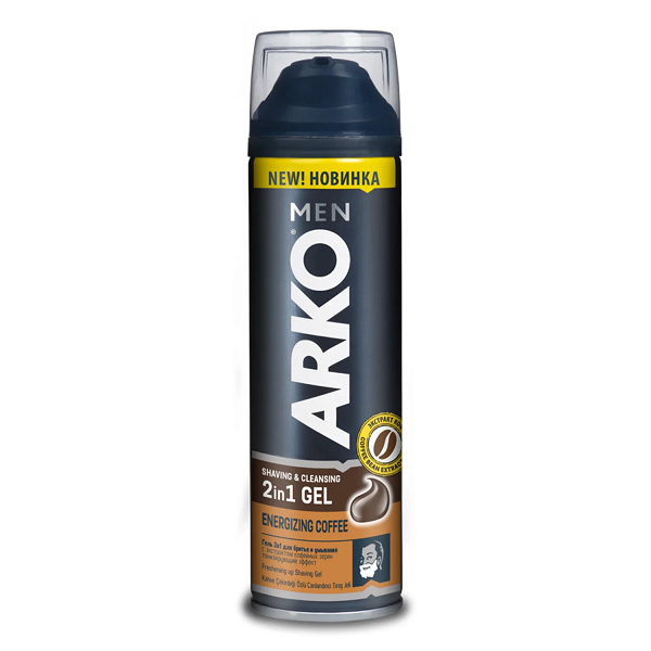 ARKO MEN TIRAŞ JELİ 200ml 2in1 Energızıng Coffee