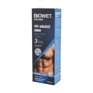 BİOWET FOR MEN TÜY DÖKÜCÜ KREM 100ml Tüm Ciltler