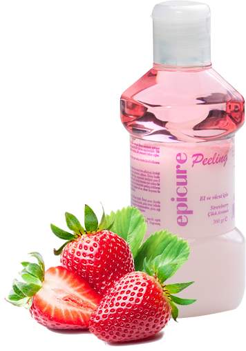 EPİCURE TUZ PEELİNG 360gr STRAWBERRY