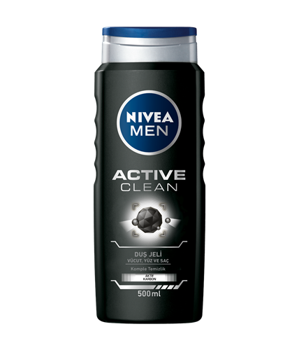 NIVEA MEN SAÇ VÜCUT ŞAMPUANI ACTIVE CLEAN 500ML