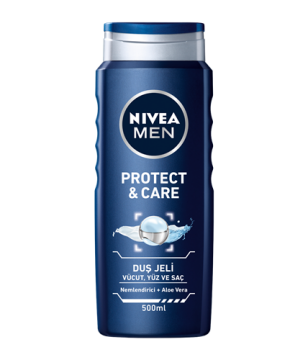 NIVEA MEN SAÇ VÜCUT ŞAMPUANI PROTECT&CARE 500ML
