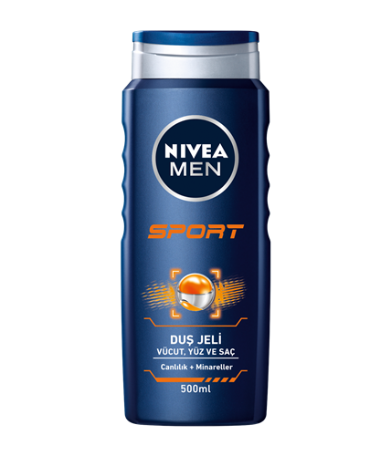 NIVEA MEN SAÇ VÜCUT ŞAMPUANI SPORT 500ML