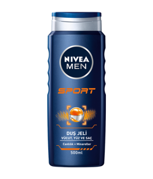 NIVEA MEN SAÇ VÜCUT ŞAMPUANI SPORT 500ML