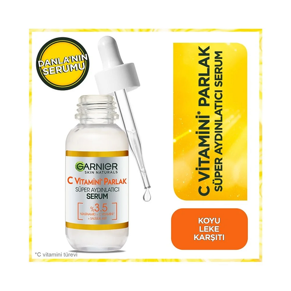GARNIER C VİTAMİNİ SÜPER AYDINLATICI SERUM 30ml