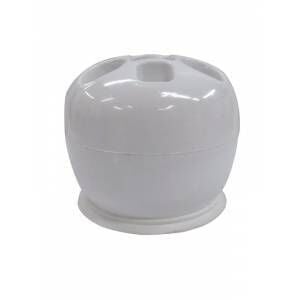 PLASTİK FIRÇALIK BEYAZ