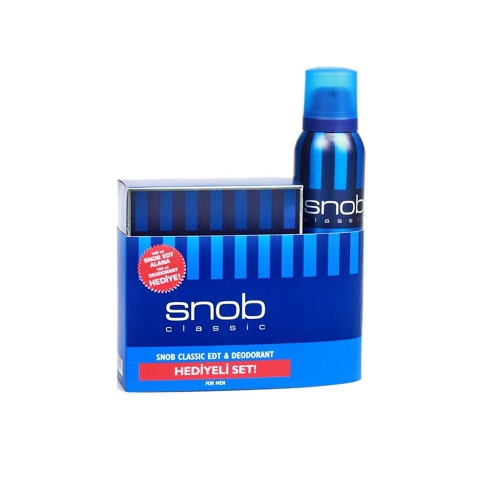 SNOB CLASSIC ERKEK PARFÜM SETİ